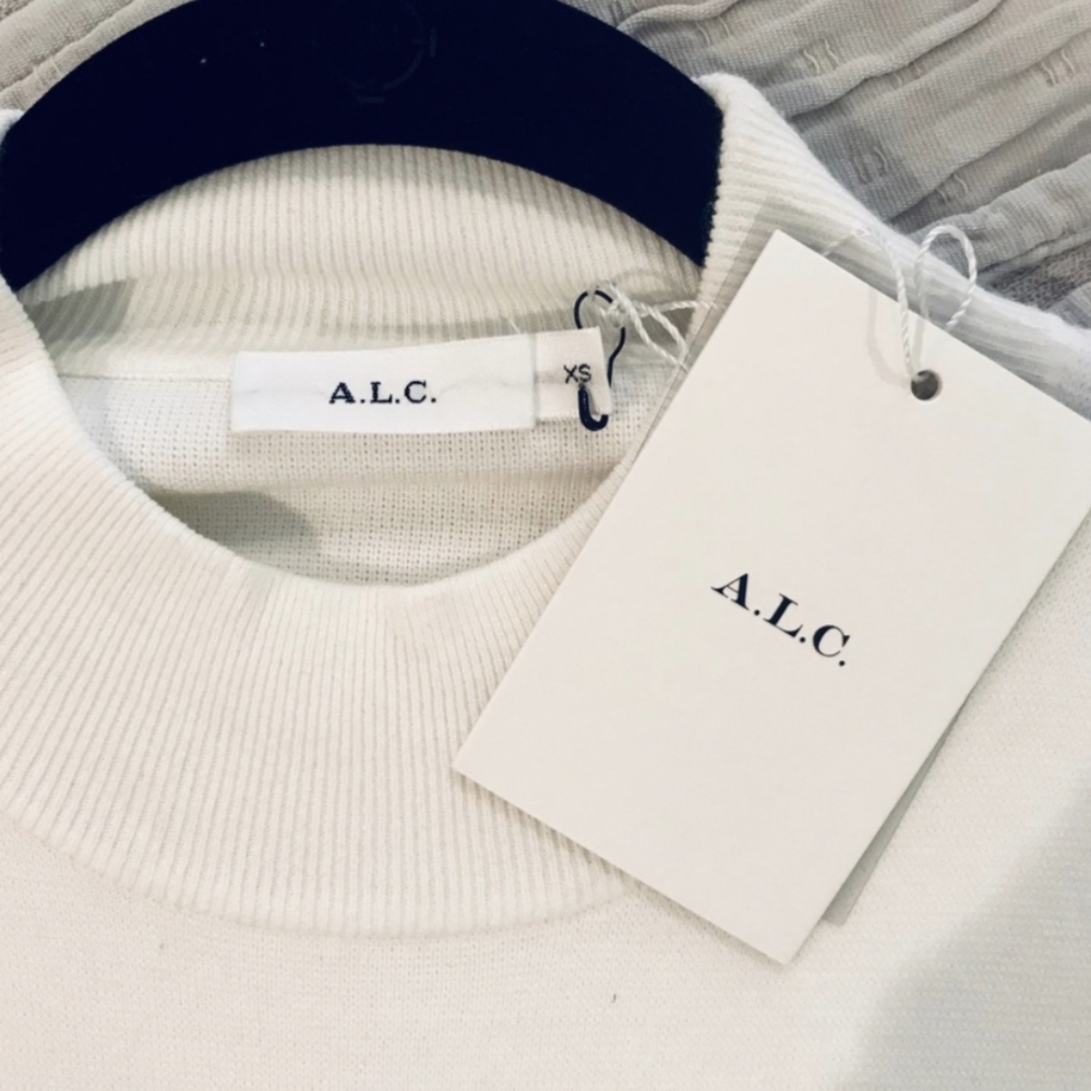 SOLD ➳ A.L.C. White Knit “Marcia Dress” - Picture 2 of 6